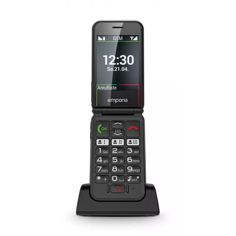 Emporia SIMPLICITYglam 7.11 cm (2.8 inch) 106 g White Senior phone
