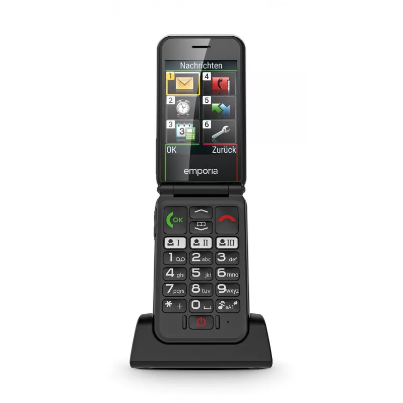 Emporia SIMPLICITYglam 7.11 cm (2.8 inch) 106 g White Senior phone