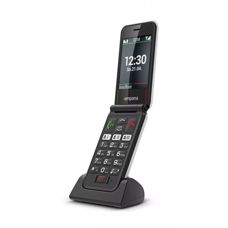 Emporia SIMPLICITYglam 7.11 cm (2.8 inch) 106 g White Senior phone