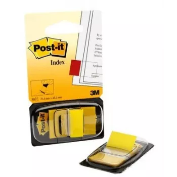 3M I680-5 self-adhesive label Rectangle Removable Yellow 50 pc(s)