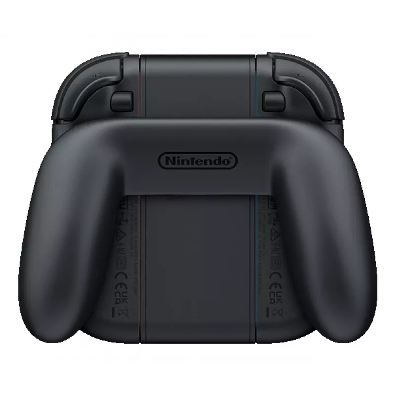 Nintendo Joy-Con 2 Charging Grip, Nintendo Switch 2, Controller grip, Black, Transparent, Plastic, Nintendo, Joy-Con 2