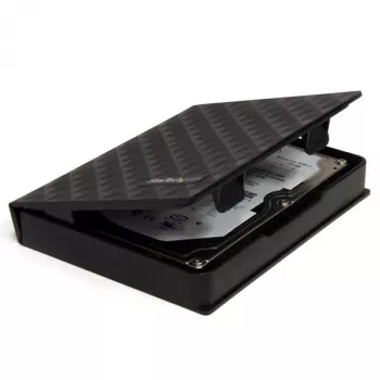 StarTech.com 2.5in Anti-Static Hard Drive Protector Case - Black (3pk)