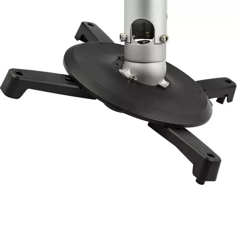StarTech.com Universal Ceiling Projector Mount - Heavy Duty Height Adjustable/Extendable Pole Mount 5-22.7 inch from Ceiling - 33lb (15kg) - Tilt/Rotate - Hanging Projector Mount w/ Bracket
