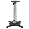StarTech.com Universal Ceiling Projector Mount - Heavy Duty Height Adjustable/Extendable Pole Mount 5-22.7 inch from Ceiling - 33lb (15kg) - Tilt/Rotate - Hanging Projector Mount w/ Bracket