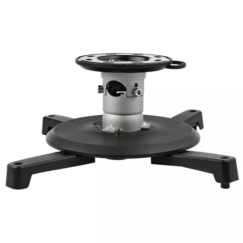 StarTech.com Universal Ceiling Projector Mount - Heavy Duty Height Adjustable/Extendable Pole Mount 5-22.7 inch from Ceiling - 33lb (15kg) - Tilt/Rotate - Hanging Projector Mount w/ Bracket