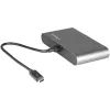 StarTech.com Dual-Monitor Thunderbolt Mini Dock, 4K 60Hz DisplayPort, Driverless Hub for Windows & Mac, Gigabit Ethernet, 1x USB-A (USB 5Gbps), 11in (28cm) Cable