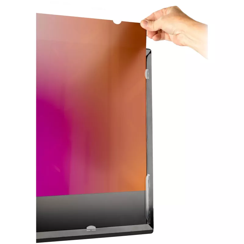 StarTech.com 24-inch 16:10 Gold Monitor Privacy Screen, Reversible Filter w/Enhanced Privacy, Glossy Computer Security Filter, Removable Screen Protector/Shield, +/- 30 Deg.