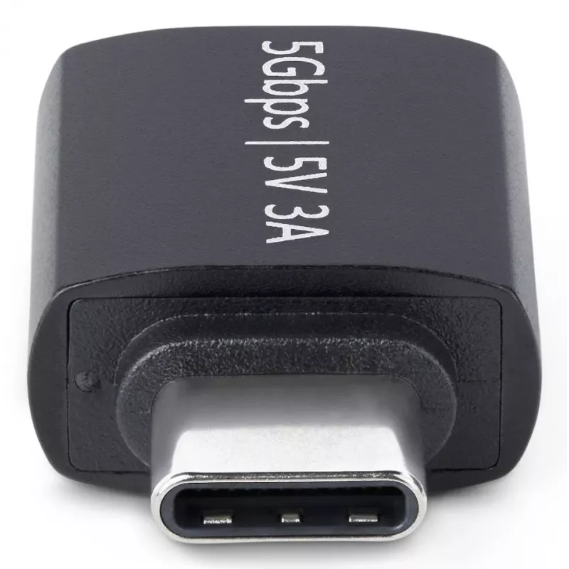 StarTech.com USB-C to USB-A Adapter, USB 5Gbps, Compact USB-C Male to USB-A Female Adapter, Durable Metal Housing, M/F
