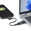 StarTech.com USB-C to USB-A Adapter, USB 5Gbps, Compact USB-C Male to USB-A Female Adapter, Durable Metal Housing, M/F