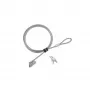 Kensington Slim NanoSaver 2.0 EQ Keyed Laptop Lock, 1.83 m, Kensington, Key, Stainless steel, Silver