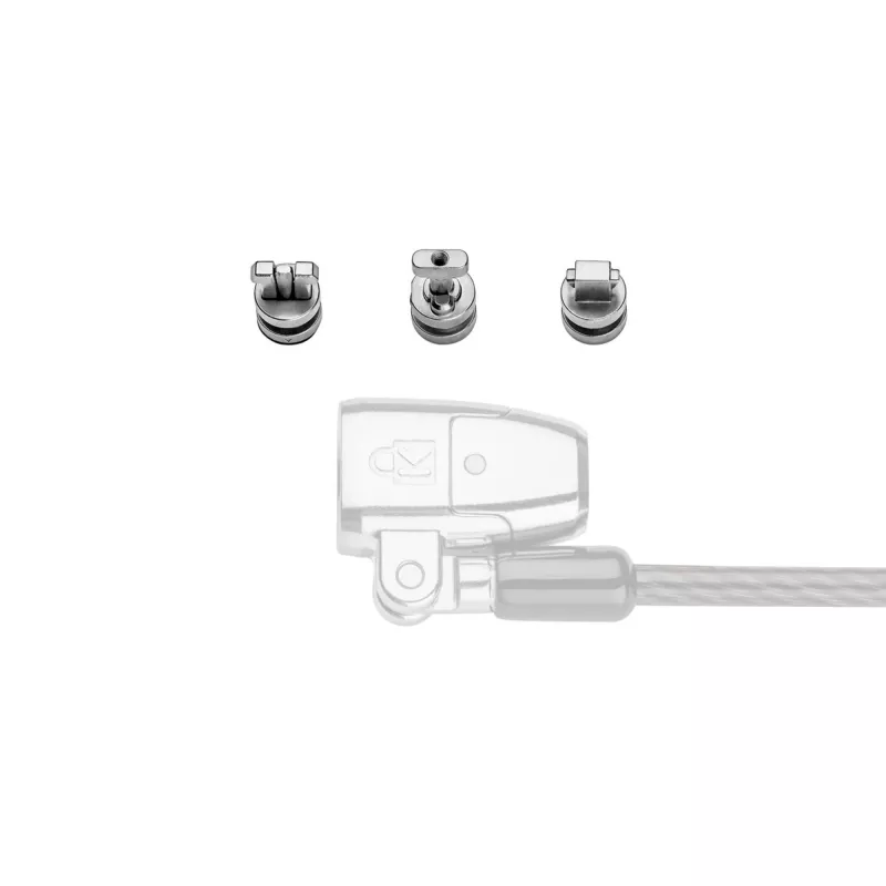 Kensington ClickSafe Universal Slots Security Anchors Kit, Anchor, Stainless steel, 3 pc(s), 31 g, 115 mm, 85 mm