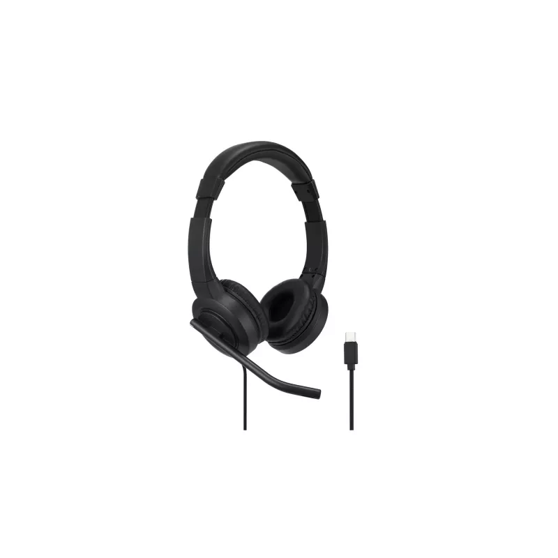 Kensington H1000 USB-C On-Ear Headset, Wired, Calls/Music, 20 - 20000 Hz, 190 g, Headset, Black