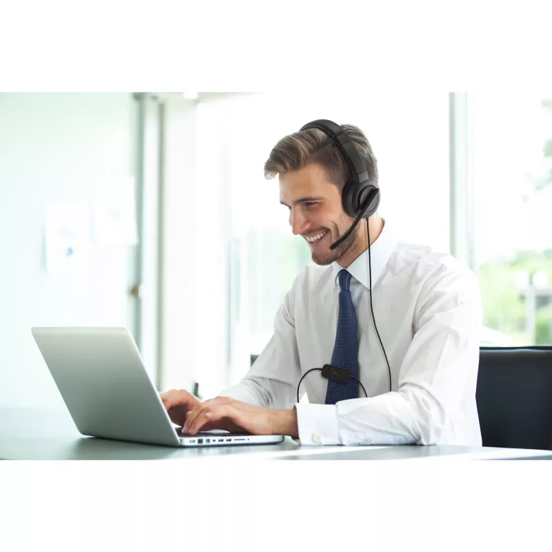 Kensington H1000 USB-C On-Ear Headset, Wired, Calls/Music, 20 - 20000 Hz, 190 g, Headset, Black