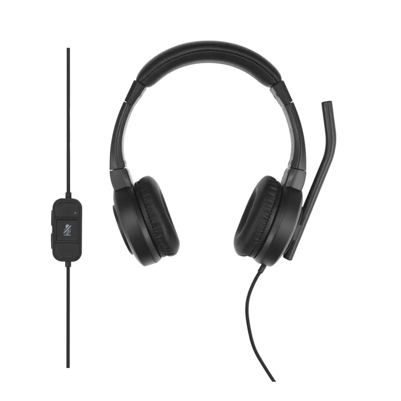 Kensington H1000 USB-C On-Ear Headset, Wired, Calls/Music, 20 - 20000 Hz, 190 g, Headset, Black