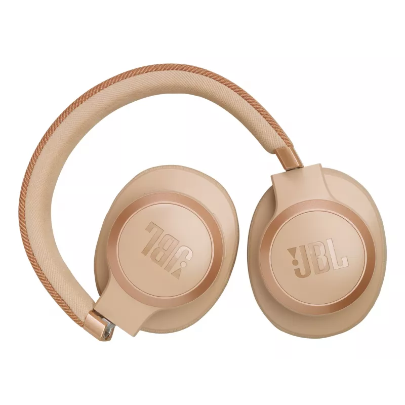 JBL Live 770NC Headset Wireless Head-band Calls/Music Bluetooth Sand