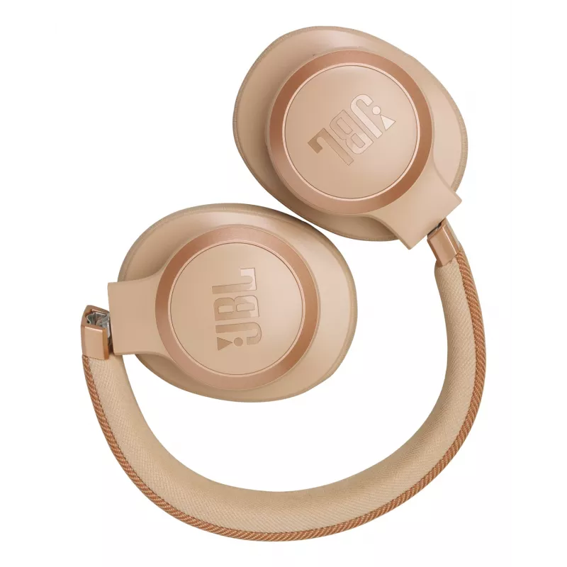 JBL Live 770NC Headset Wireless Head-band Calls/Music Bluetooth Sand