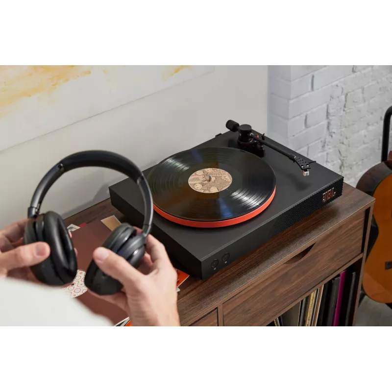 JBL Spinner BT Belt-drive audio turntable Black, Orange