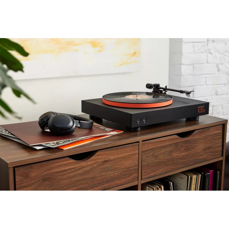 JBL Spinner BT Belt-drive audio turntable Black, Orange