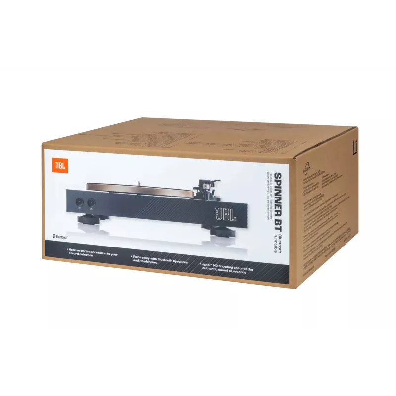 JBL Spinner BT Belt-drive audio turntable Black, Gold