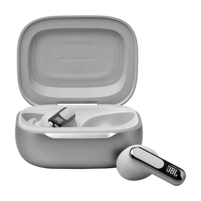 JBL Live Beam 3 Headset Wireless In-ear Calls/Music/Sport/Everyday Bluetooth Silver