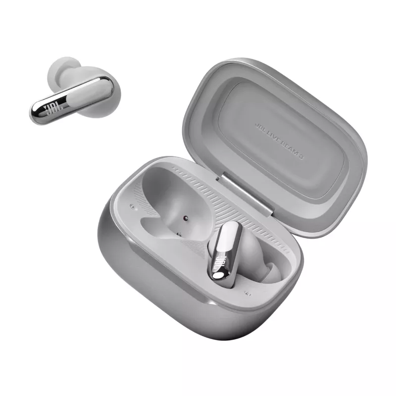JBL Live Beam 3 Headset Wireless In-ear Calls/Music/Sport/Everyday Bluetooth Silver