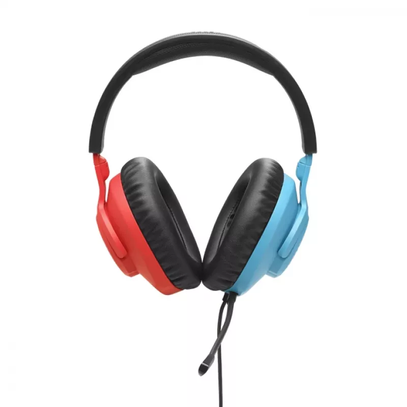 JBL Quantum 100N Headset Wired Head-band Gaming Blue, Red