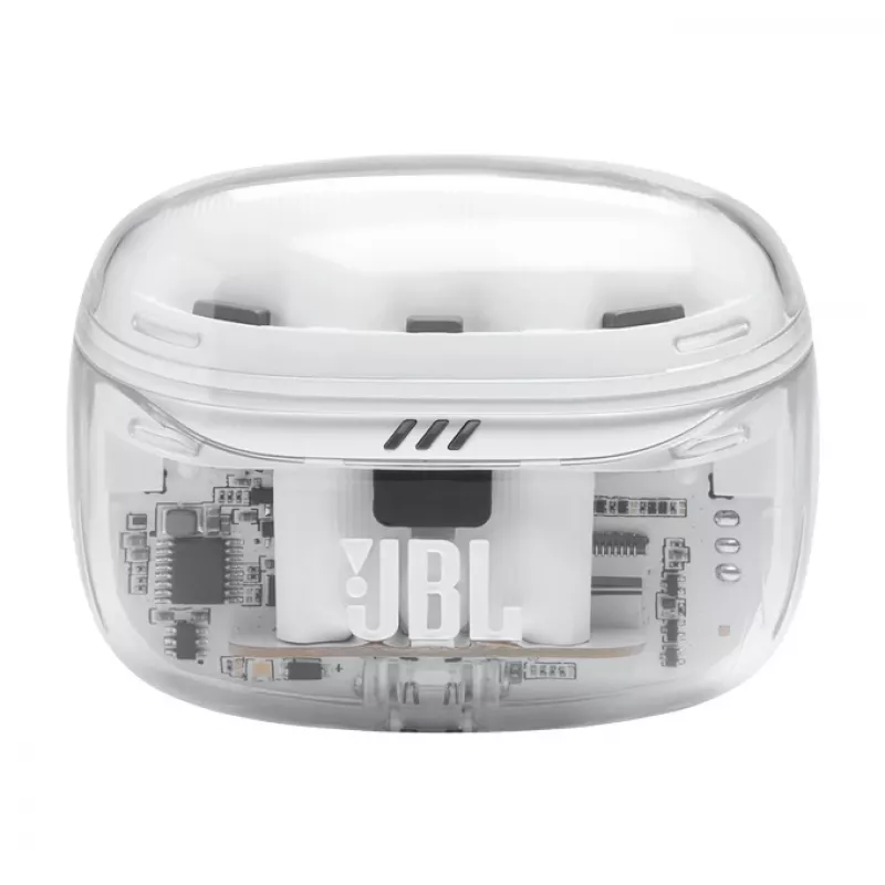 JBL Tune Beam 2 Ghost Edition Headset Wireless In-ear Music/Everyday Bluetooth White