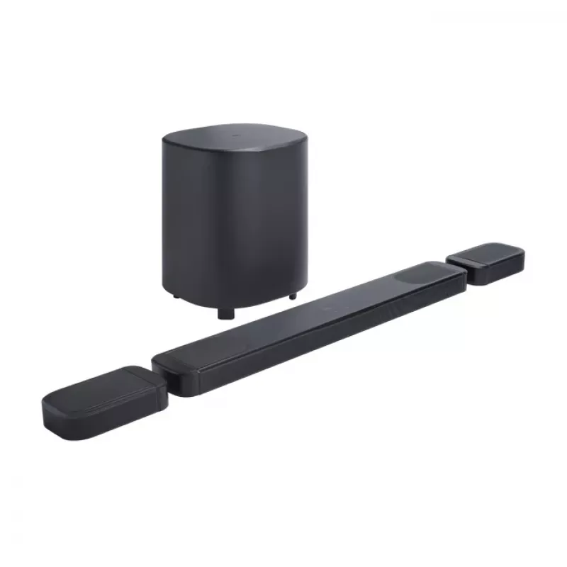 Soundbar JBL Bar 1000MK2 Black — 7.1.4 channels, 960 W total, Dolby Atmos/DTS:X, wireless + wired