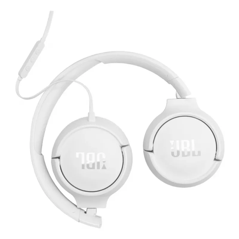 JBL Tune 520C USB-C Headphones Wired Head-band Calls/Music USB Type-C White