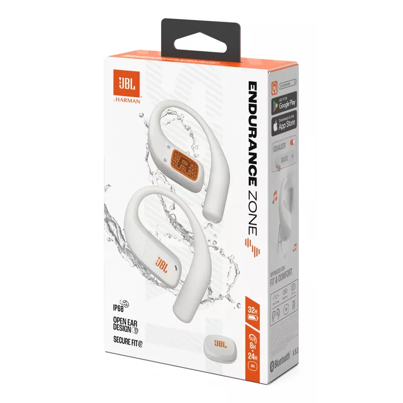 JBL Endurance Zone Headset Wireless Open-ear Sports Bluetooth White
