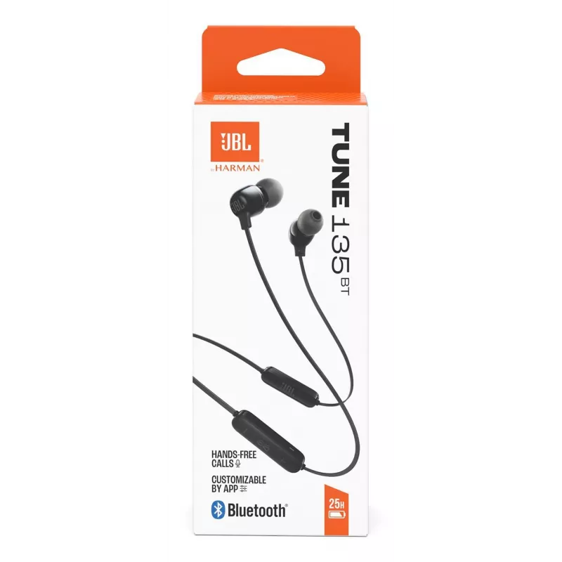 JBL Tune 135BT Headset Wireless In-ear Calls/Music Bluetooth Black