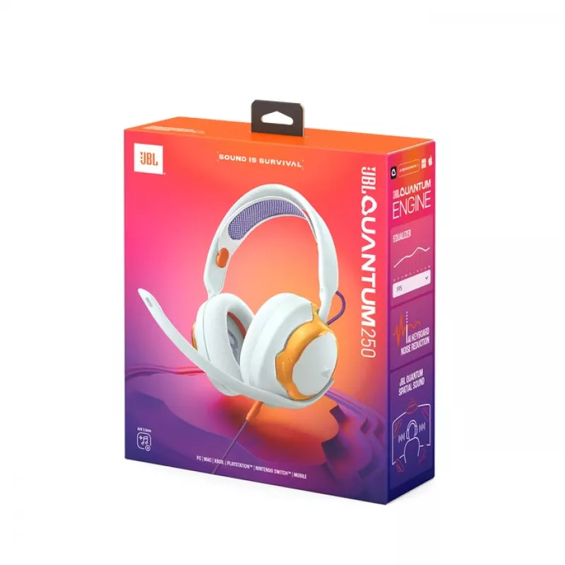 JBL Quantum 250 Headset Wired Head-band Gaming Teal