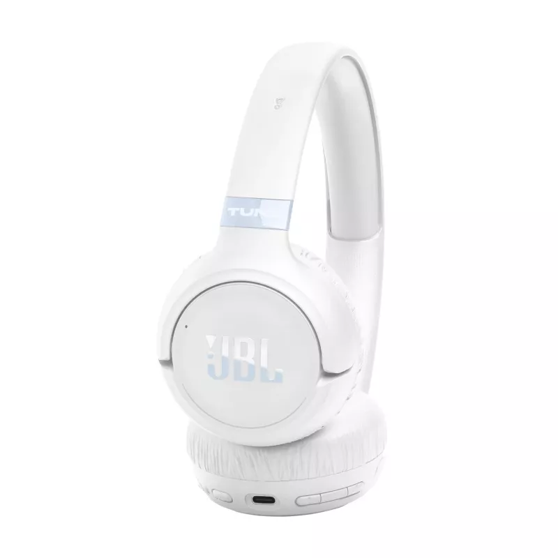 JBL Tune 680NC Headset Wired & Wireless Head-band Calls/Music USB Type-C Bluetooth White