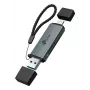 Card reader TP‑LINK UA430D USB 3.1 — MicroSD/SD support, 200 Mbit/s, Black, 75×22.9×9.3 mm
