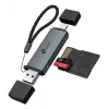 Card reader TP‑LINK UA430D USB 3.1 — MicroSD/SD support, 200 Mbit/s, Black, 75×22.9×9.3 mm