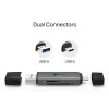 Card reader TP‑LINK UA430D USB 3.1 — MicroSD/SD support, 200 Mbit/s, Black, 75×22.9×9.3 mm