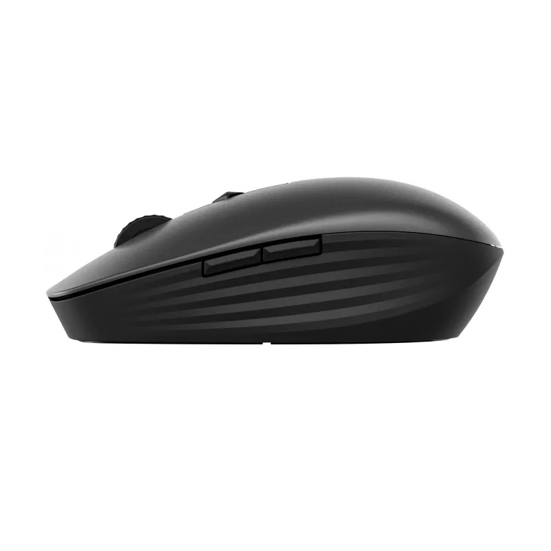 HP 715 Rechargeable Multi-Device Mouse, Ambidextrous, RF Wireless + Bluetooth, 3000 DPI, Black
