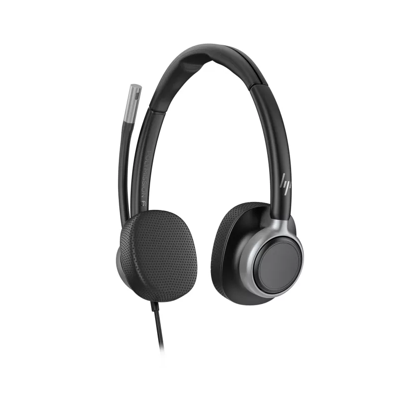 Wired Stereo Headset HP POLY Mission 625 with USB (C01C6AA)