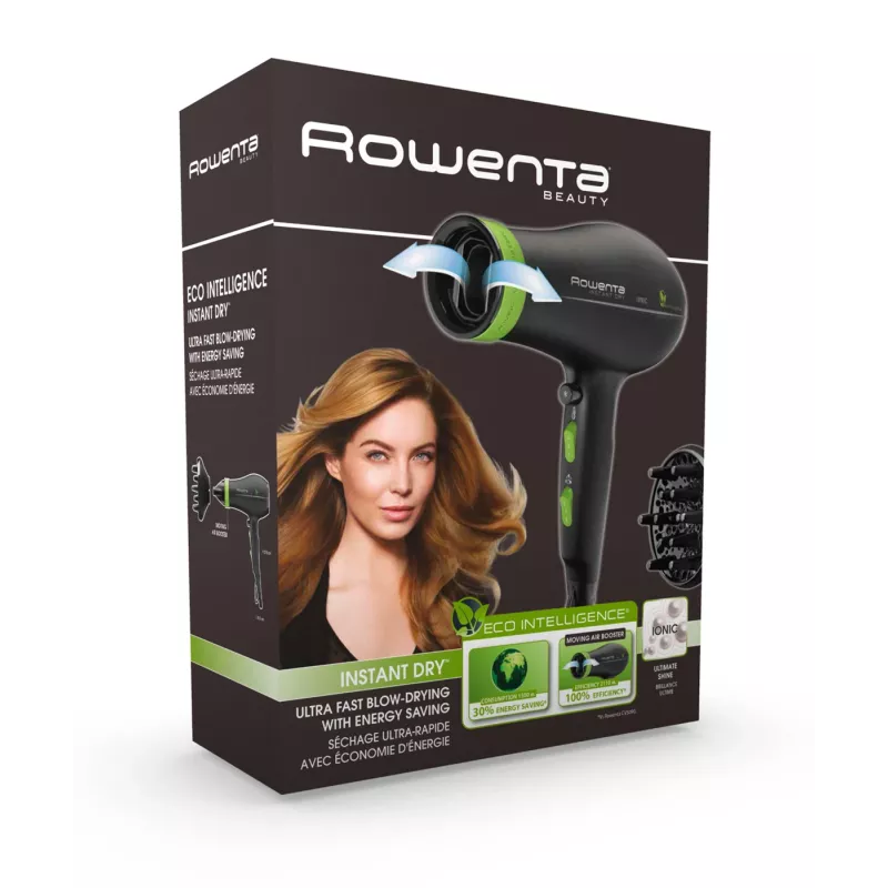 Rowenta CV6030 hair dryer 1500 W Black, Green