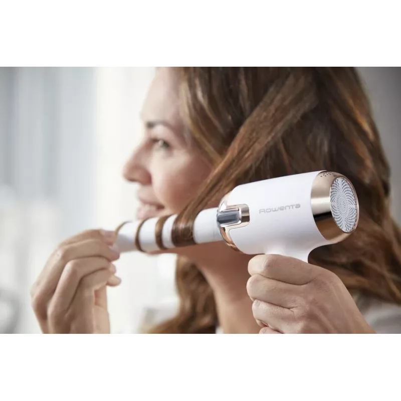Rowenta Ultimate Experience Air Care CF 4310 curling iron, white/copper