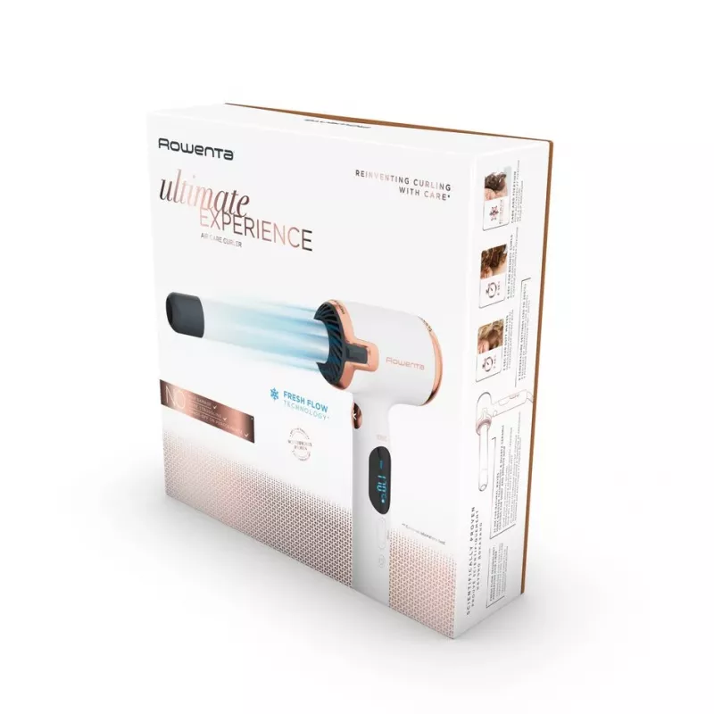 Rowenta Ultimate Experience Air Care CF 4310 curling iron, white/copper
