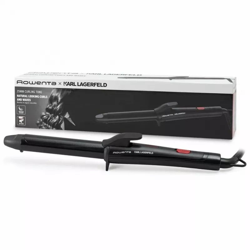 Rowenta X KARL LAGERFELD CF321L Curling iron Warm Black, Red 47 W 1.8 m