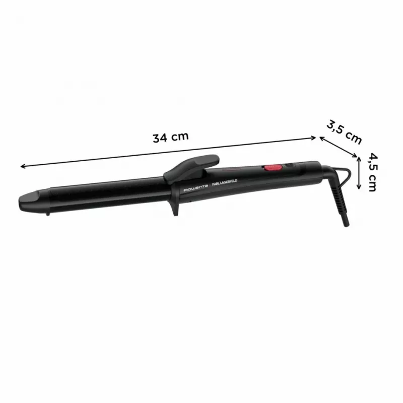 Rowenta X KARL LAGERFELD CF321L Curling iron Warm Black, Red 47 W 1.8 m