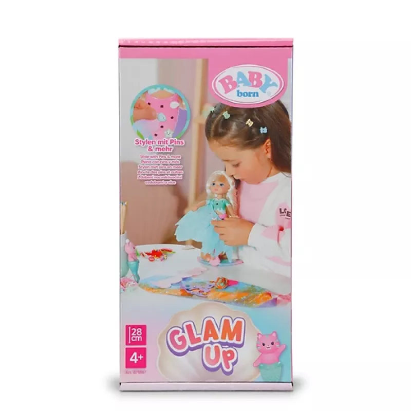 BABY born @ Glam Up Sparkle, Baby doll, Female, 4 yr(s), Boy/Girl, 430 mm, Multicolour