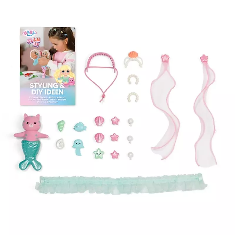 BABY born @ Glam Up Sparkle, Baby doll, Female, 4 yr(s), Boy/Girl, 430 mm, Multicolour