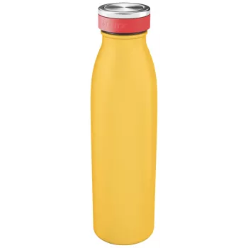 Leitz Cosy Insulated Water Bottle 500 ml, Yellow, Stainless steel, 68 mm, 68 mm, 235 mm, 280 g