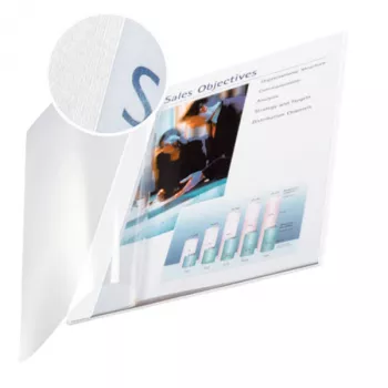 Leitz impressBIND cover Soft 7,0 mm, A4, White, 70 sheets, 214 mm, 302 mm, 11 mm