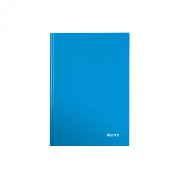 Leitz WOW Notebook A5 squared with hardcover, Blue, A5, 80 sheets, 80 g/m², Squared paper, Hardcover