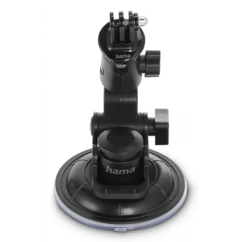 HAMA Suction Cup Holder for Action Cams Universal Car Tripod 3D Ø90 mm, max load 0.3 kg, height 5–11 cm