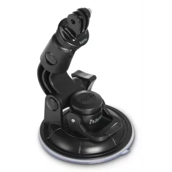 HAMA Suction Cup Holder for Action Cams Universal Car Tripod 3D Ø90 mm, max load 0.3 kg, height 5–11 cm